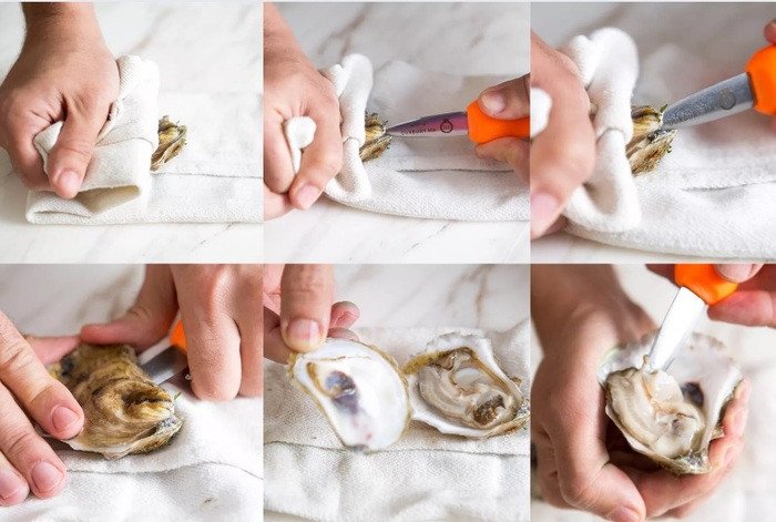 Cách Làm Hàu Nướng Phô Mai Bằng Nồi Chiên Không Dầu Thơm Ngon Đậm Đà Kỹ thuật tách vỏ hàu tươi sống để nướng phô mai dễ dàng