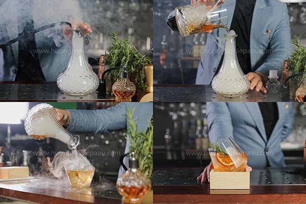 Kỹ thuật tạo khói cho ly cocktail thêm ấn tượng