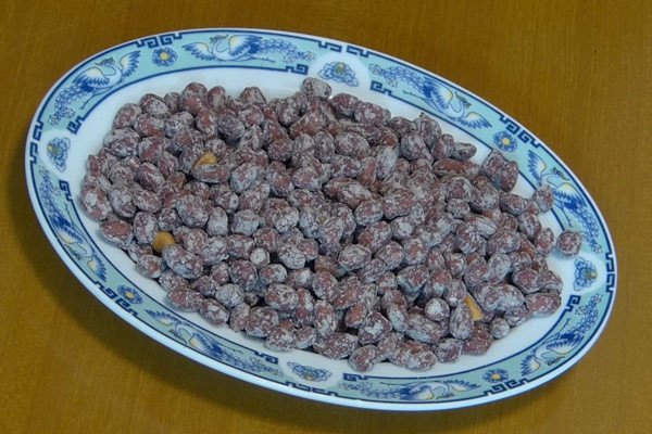 Lạc rang húng lìu phủ đường trắng chuẩn bị hoàn thành