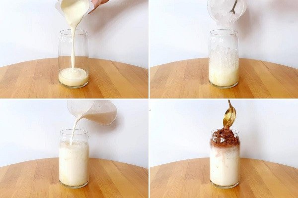 Làm milo dằm sữa chua giải khát