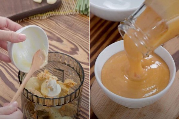 Làm nước chấm chao sánh mịn ăn kèm vịt nướng chao