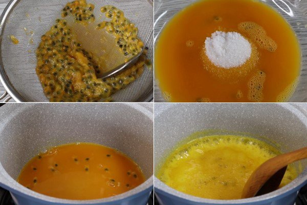 Làm sốt chanh dây sánh mịn cho món cá hồi