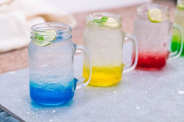 Ly soda bạc hà giải khát hấp dẫn