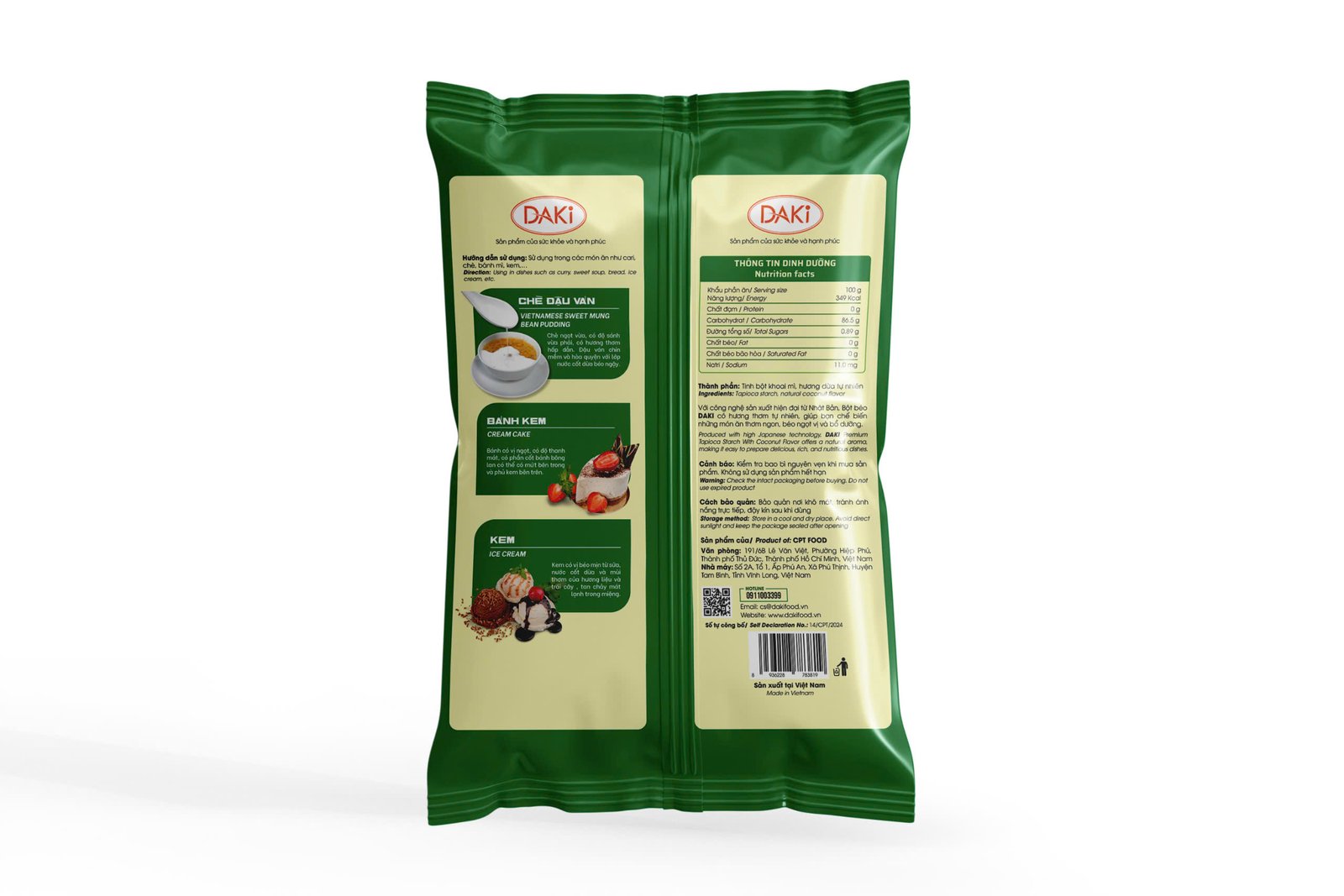 Ly trà sữa thơm ngon với hương vị béo ngậy đặc trưng từ bột kem béo Daki