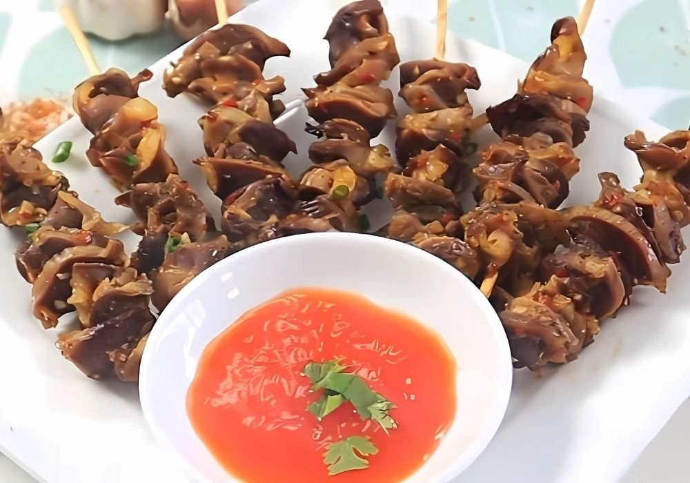 Mỡ gà nướng muối ớt