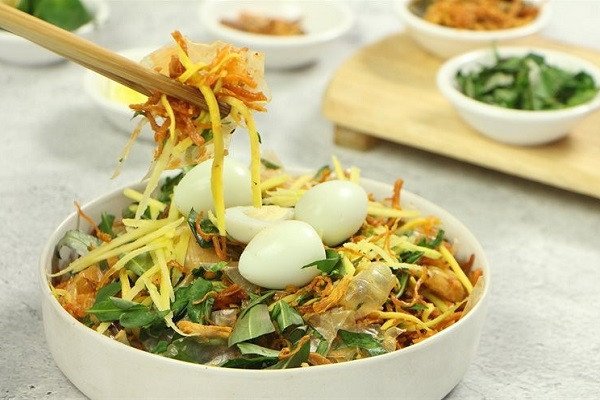 món bánh tráng hấp dẫn