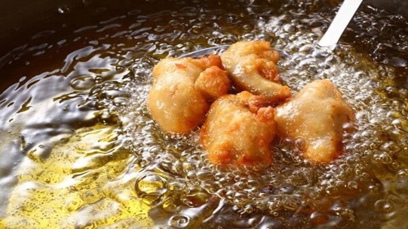 món chiên giòn rụm được làm từ bột chiên giòn