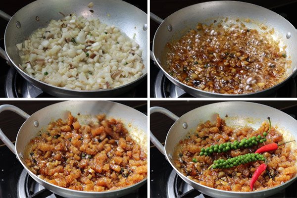 Món kho quẹt chay đậm đà, ăn kèm rau củ luộc
