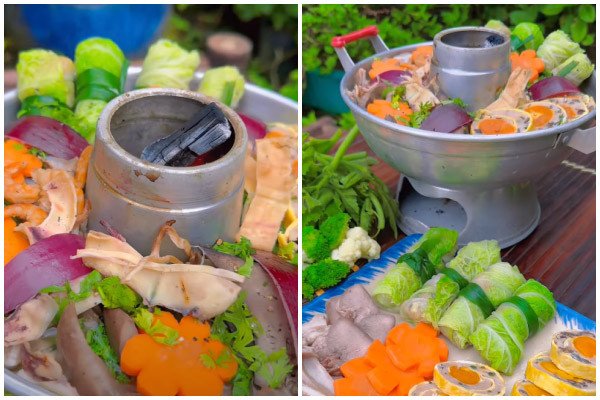 Món lẩu cù lao thập cẩm hấp dẫn