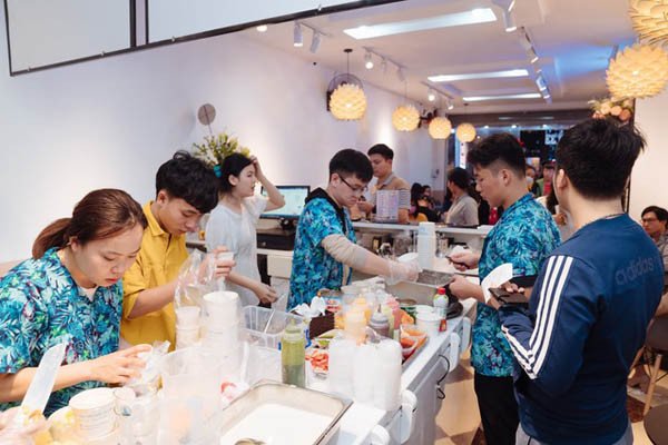 món sữa chua trân châu Hạ Long hấp dẫn