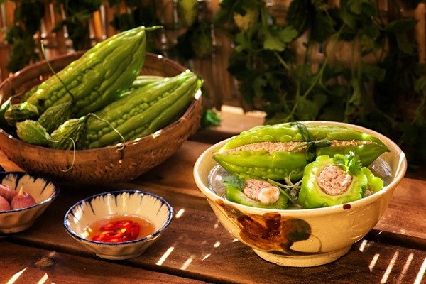 Mướp đắng nhồi thịt hầm mềm, chuẩn vị