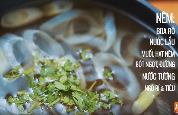 Nêm gia vị hoàn thiện nước lẩu hải sản chay đậm đà