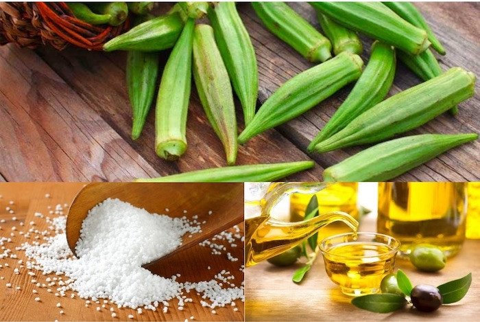 Nguyên liệu chính cho món đậu bắp nướng nồi chiên không dầu