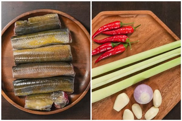 Nguyên liệu chính cho món lươn xào sả ớt
