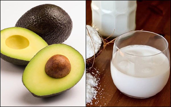 Nguyên liệu chính của sinh tố bơ sữa dừa