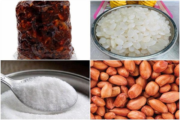 Nguyên liệu chính để chế biến món đá me rim hạt đác