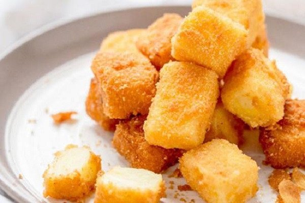 Nguyên liệu chuẩn bị làm bánh sữa tươi chiên