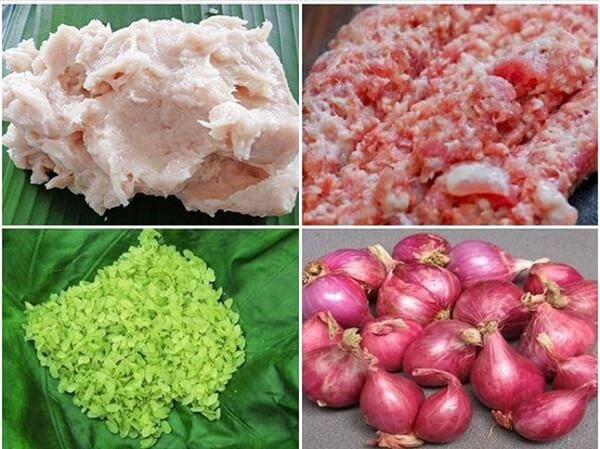 Cách Làm Chả Cốm Chuẩn Vị Hà Nội Ngon Tại Nhà Đậm Đà Hương Thu Nguyên liệu đầy đủ cho món chả cốm chuẩn vị Hà Nội