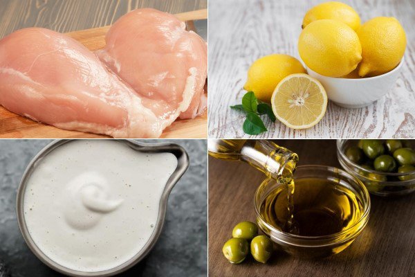 Nguyên liệu làm lườn gà áp chảo