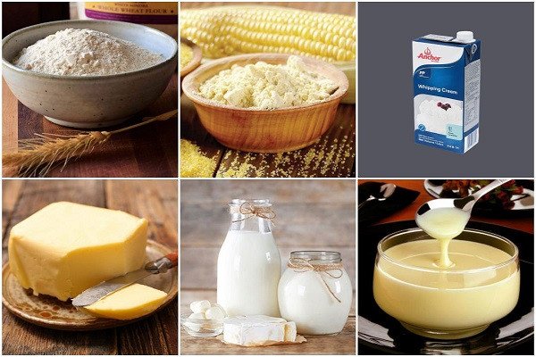Bí Quyết Làm Mochi Chấm Kem Sữa Thơm Ngon Chuẩn Vị Nhật Nguyên liệu làm mochi chấm kem sữa