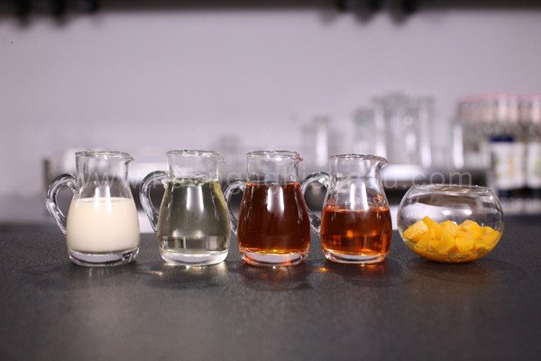 Nguyên liệu pha chế trà đào macchiato tại nhà