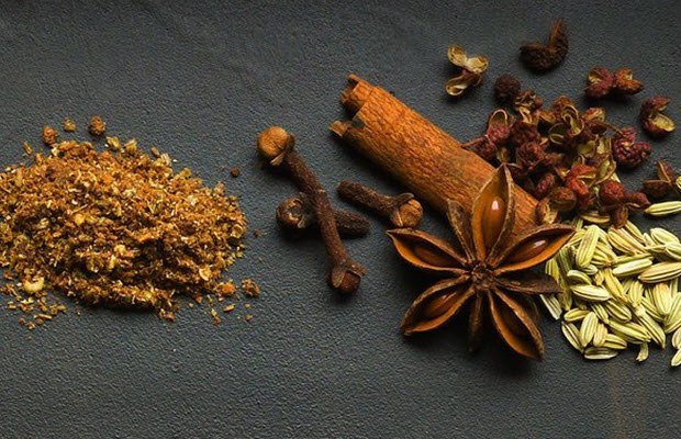 Nguyên liệu tự nhiên làm nên gia vị ngũ vị hương đậm đà hương vị