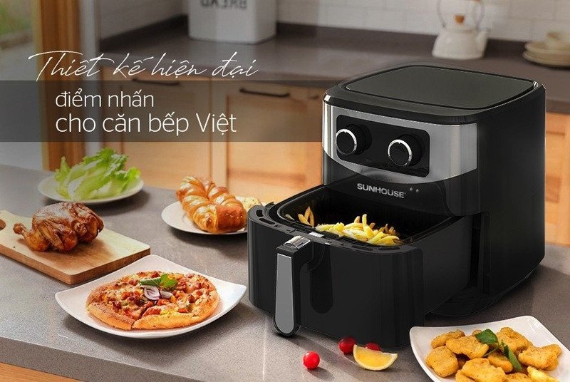 Nồi chiên không dầu SHD4062 6L mang lại sự tiện ích.