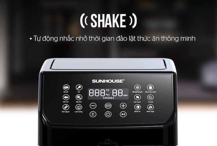 Nồi chiên không dầu tích hợp chế độ nướng khoai tự động
