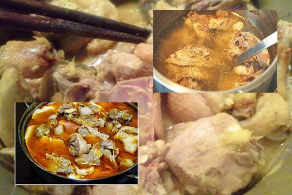 Nồi lẩu vịt măng cay thơm lừng, bốc khói nghi ngút