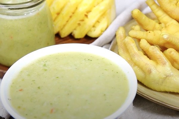 Nước chấm chân gà luộc chua ngọt hài hòa