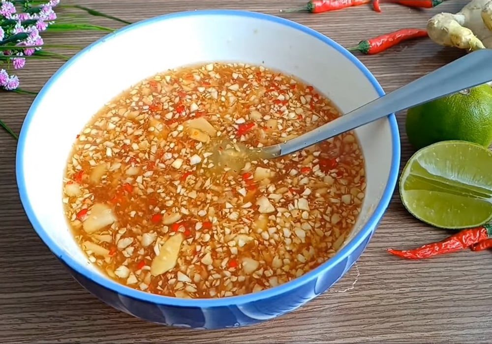 Nước mắm gừng thơm nồng