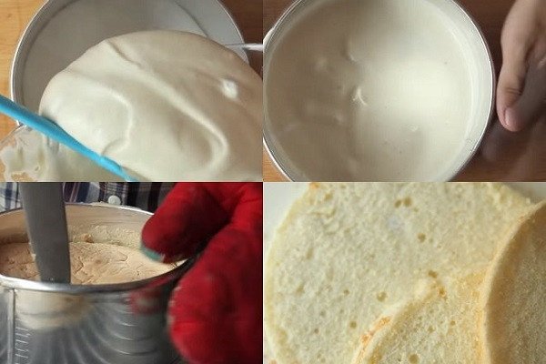 Nướng cốt bánh gato bắp đạt độ xốp hoàn hảo