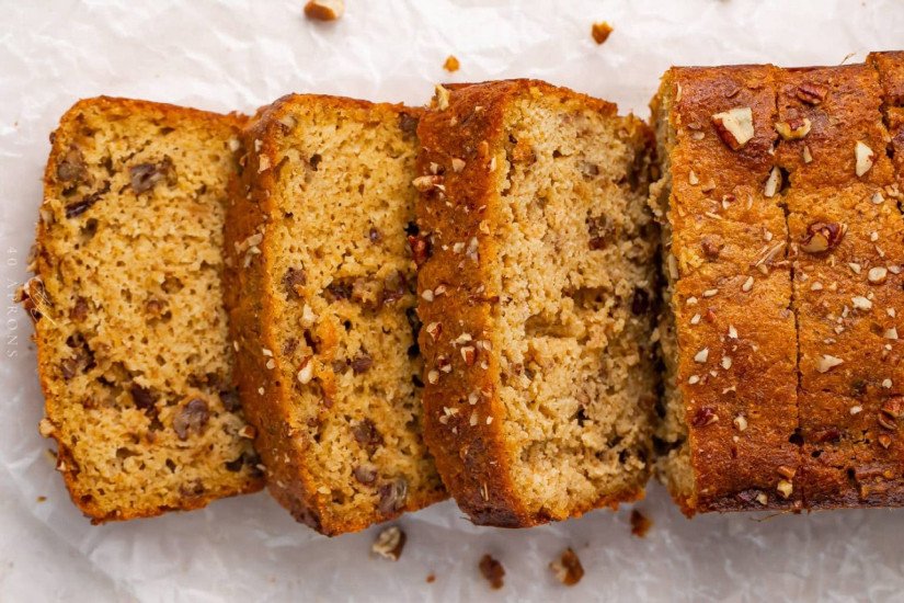 Ổ bánh mì keto chuối nướng hoàn hảo với nồi chiên không dầu
