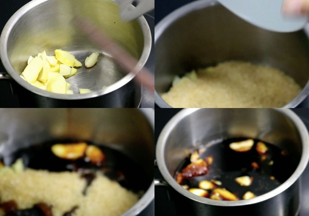 Pha chế hỗn hợp sốt teriyaki đậm đà cho món gà Nhật