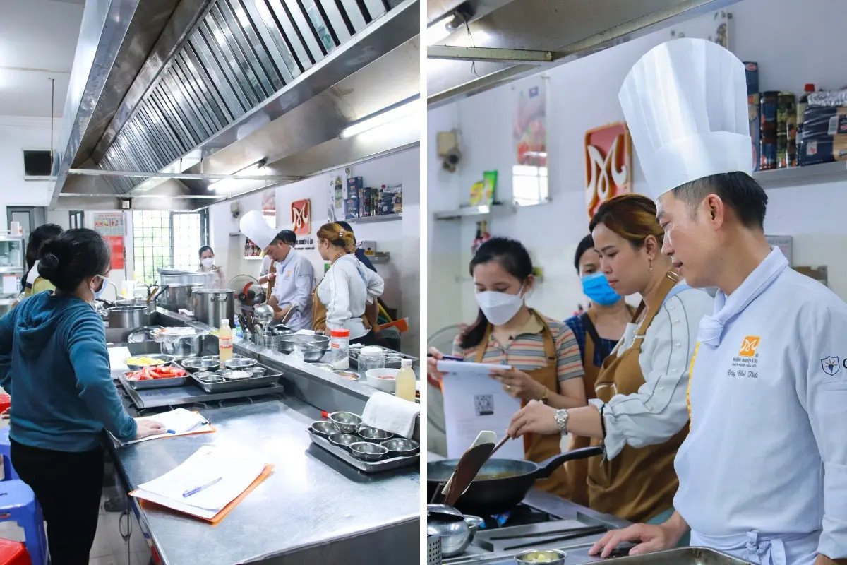 Quá trình chế biến bún cá Hà Nội thơm ngon tại Nấu Chuẩn Ăn Ngon