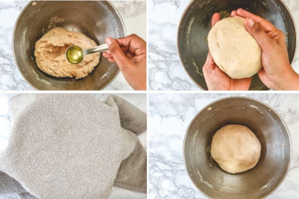 Quá trình ủ bột bánh Roti, giúp bột mềm mịn và dễ cán