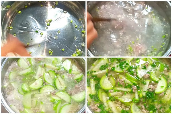 Quy trình nấu canh bí đao thịt băm đơn giản tại nhà