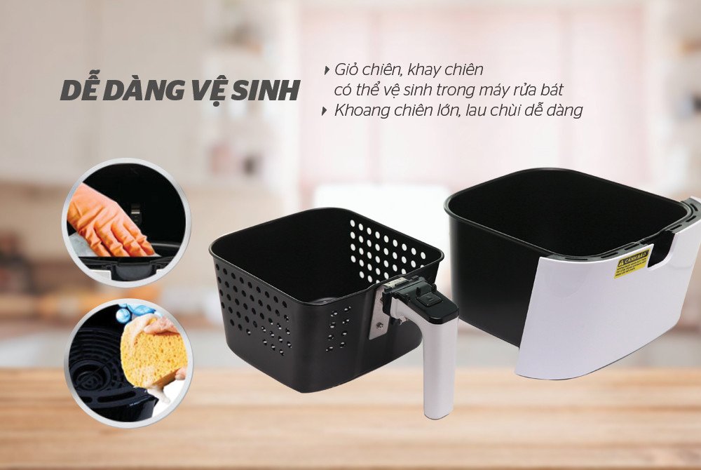 Rổ nồi chiên không dầu tiện lợi