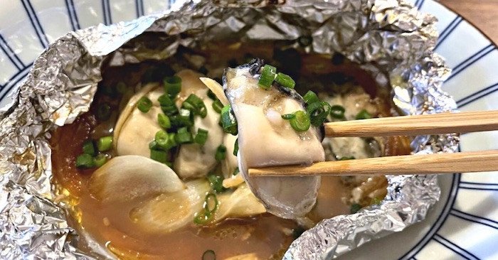 Ruột hàu nướng giữ độ ẩm và béo ngậy tối ưu