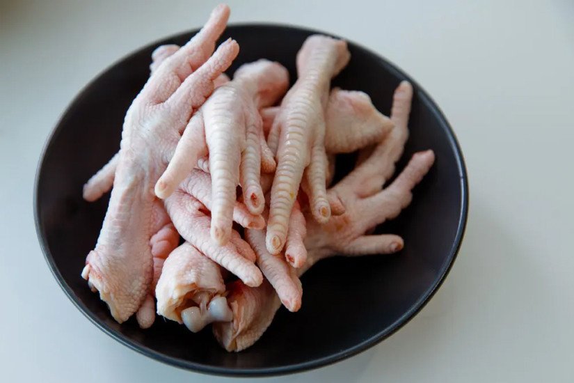 sơ chế chân gà sạch mùi