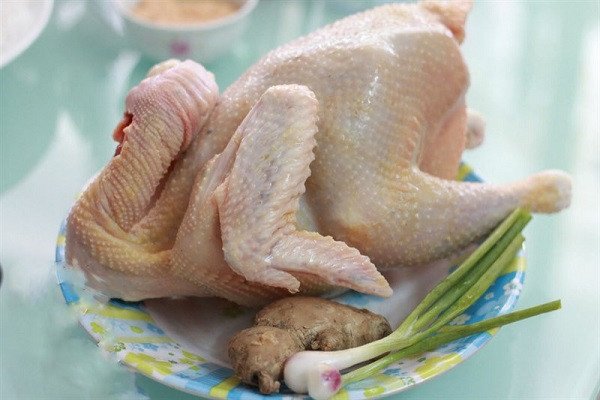 Sơ chế gà ta sạch mùi hôi để làm gà hấp kiểu người Hoa