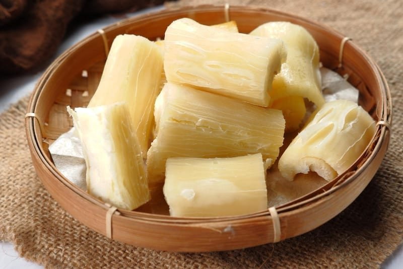 Làm Bánh Khoai Mì Nướng Nồi Chiên Không Dầu Thơm Ngon Sơ chế khoai mì tươi bào sợi chuẩn bị làm bánh nướng