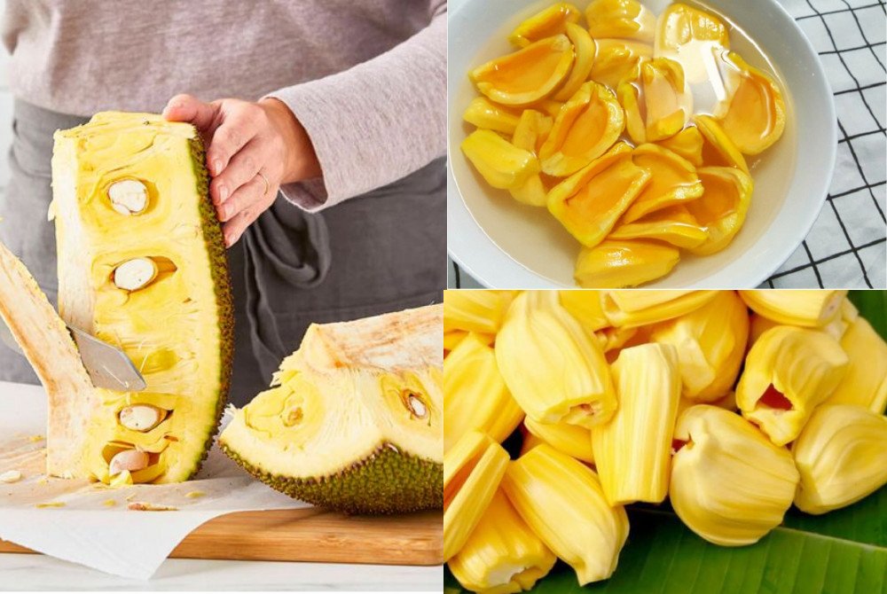 Sơ chế mít tươi để sấy khô bằng nồi chiên không dầu