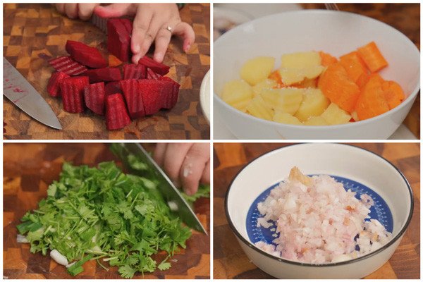 Sơ chế rau củ để nấu canh