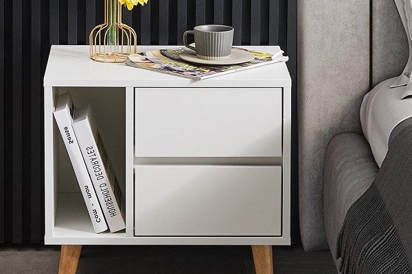 Sơ đồ minh họa kích thước tab đầu giường tiêu chuẩn