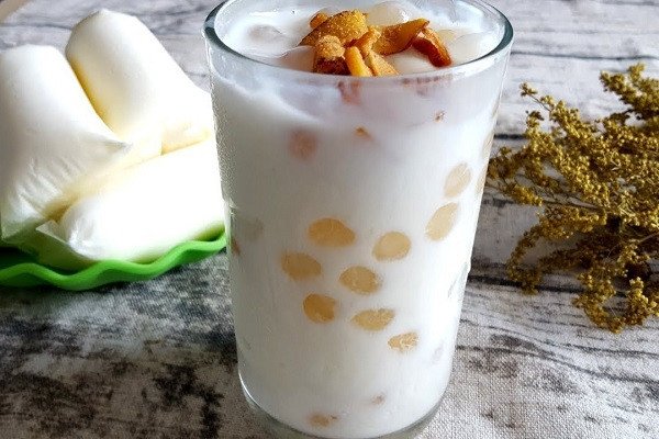 Sữa chua đánh đá cốt dừa béo thơm