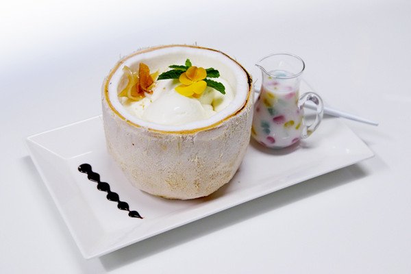sữa chua trân châu cốt dừa thơm ngon