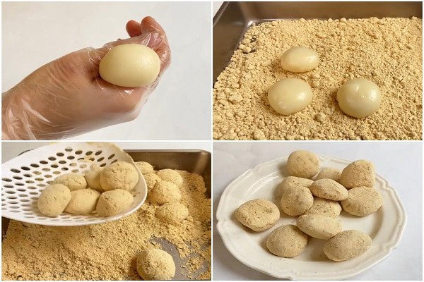 Tạo hình bánh mochi dẻo