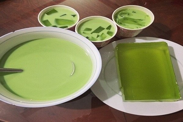 Thạch trà xanh lá dứa mát lạnh cho trà sữa Thái tại nhà