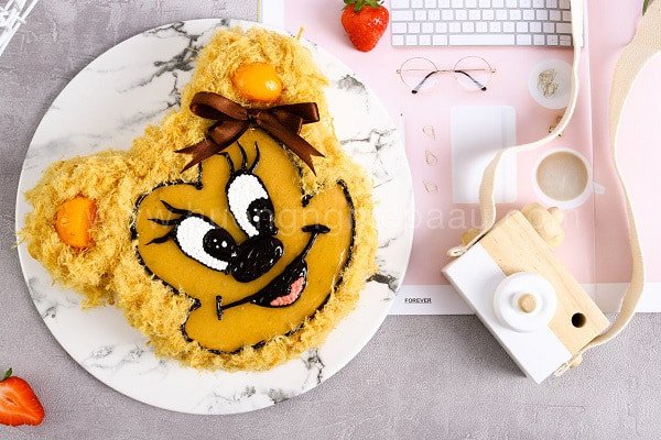 Thành phẩm bánh bông lan trứng muối thơm ngon